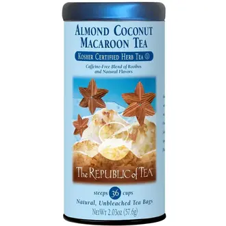 Republic of Tea Seasonal Tea Almond Coconut Macaroon Republic of Tea Seasonal Tea Almond Coconut Macaroon