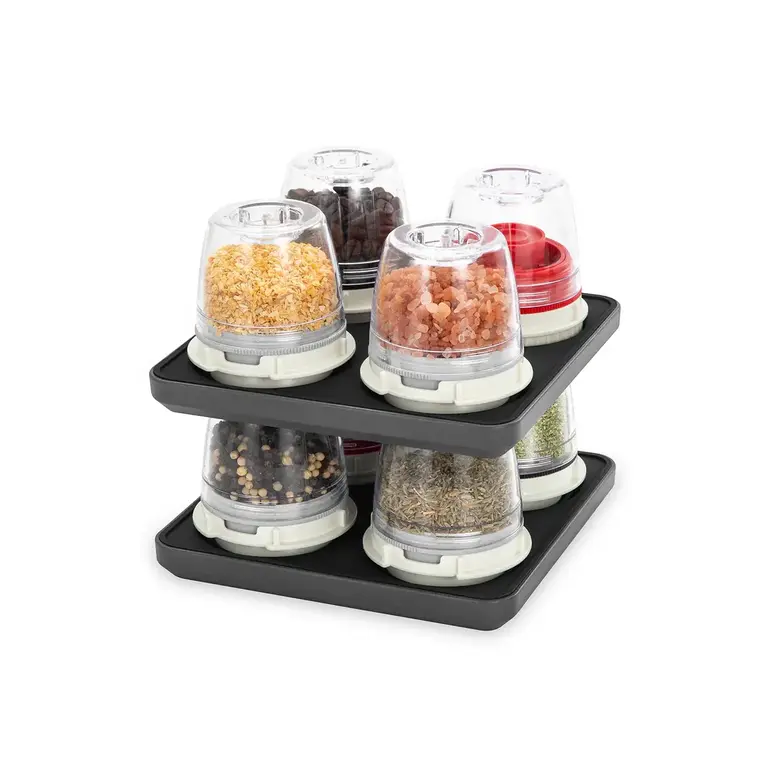 Quartet Slate Square Tray - 4 Pods