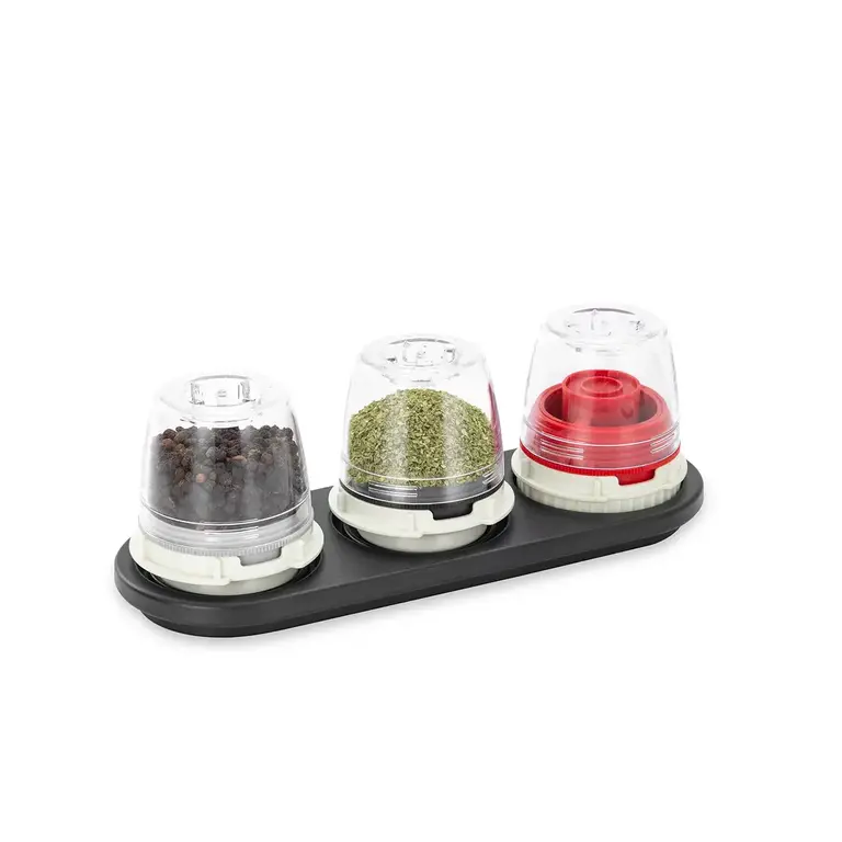 Trio Black Rounded Tray 3 Pods
