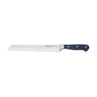 Wusthof Classic Color Double Serrated Bread, Knife Wild Blueberry, 9 in Wusthof Classic Color Double Serrated Bread, Knife Wild Blueberry, 9 in