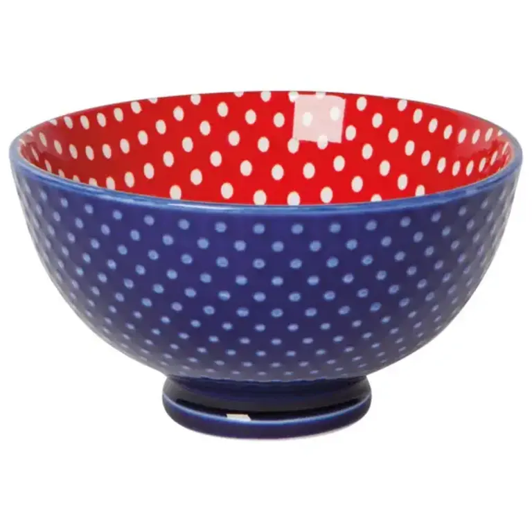 Stamped Bowl  -  Small Poppy IA