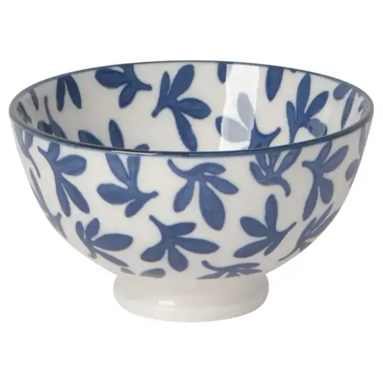 Danica Now Designs Stamped Bowl Small 4in Blue Floral