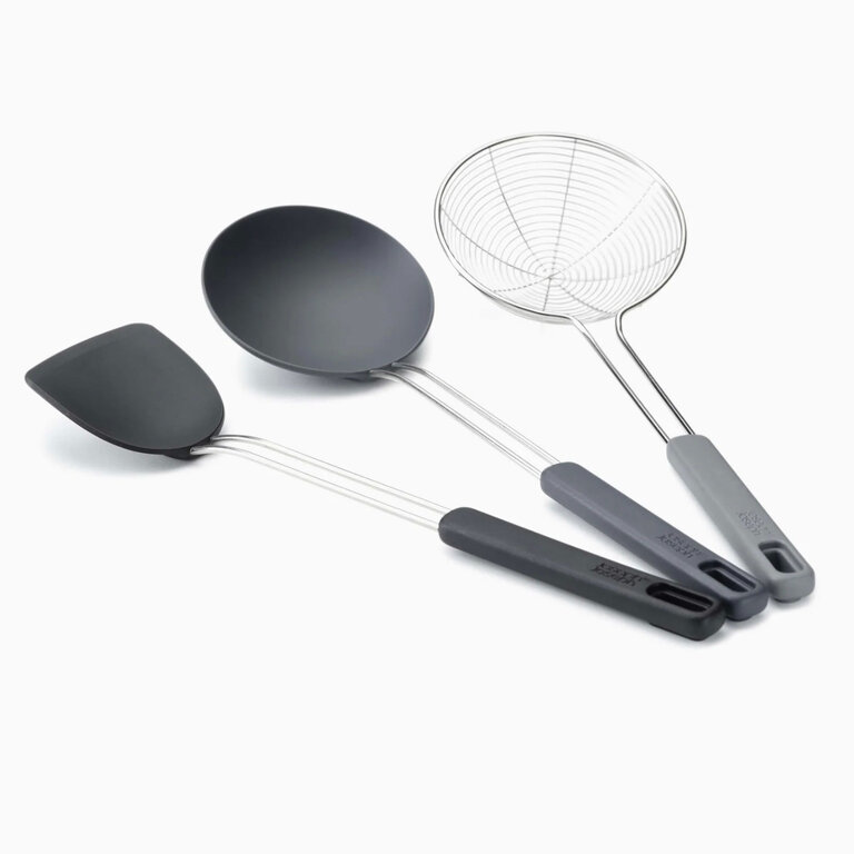 Compact Wok Utensil 3 Pc Set