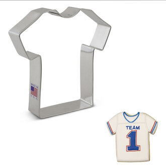 Carded Novelty Shape Cookie Cutter Sports Jersey