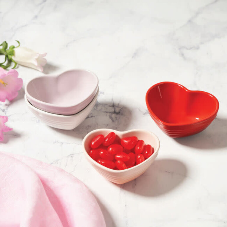 Le Creuset Mini Heart Pinch Bowl Set of 4 - Mixed Colors