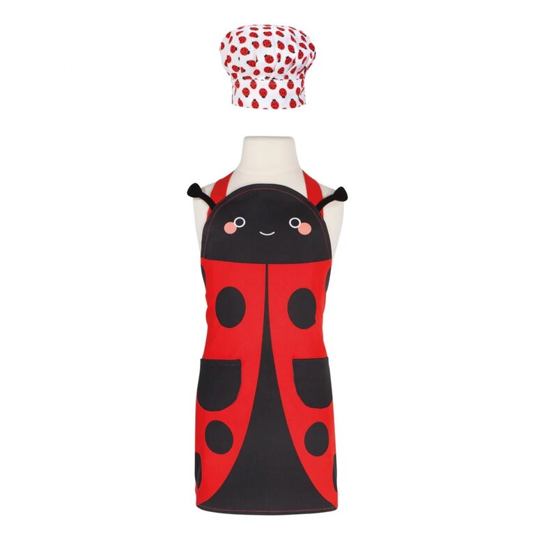 Danica Jubilee Kids Daydream Apron And Hat Set Ladybug