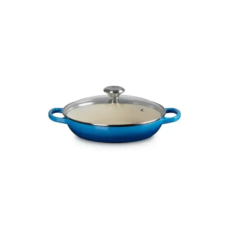 Le Creuset Signature 2.25 Qt Braiser w/ Glass Lid