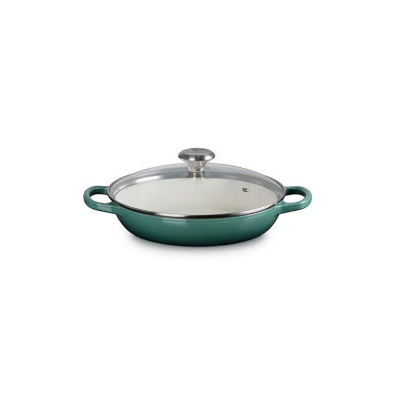 Le Creuset Signature 2.25 Qt Braiser w/ Glass Lid