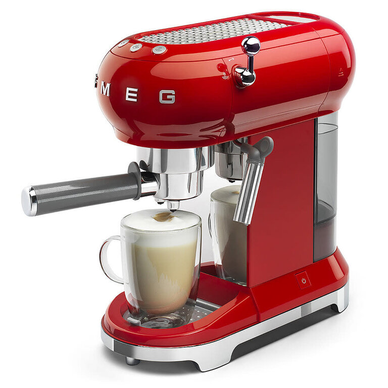 Smeg Espresso Machine Red
