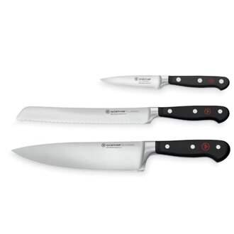 Wusthof Classic Chef's Set 3 Pc w/ Bread Wusthof Classic Chef's Set 3 Pc w/ Bread