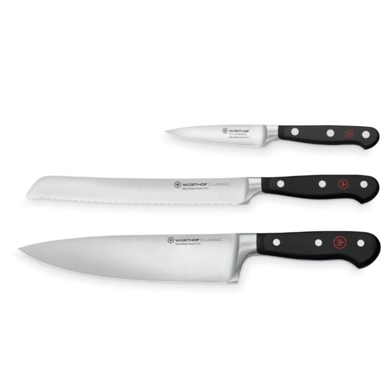 Wusthof Classic Chef's Set 3 Pc w/ Bread