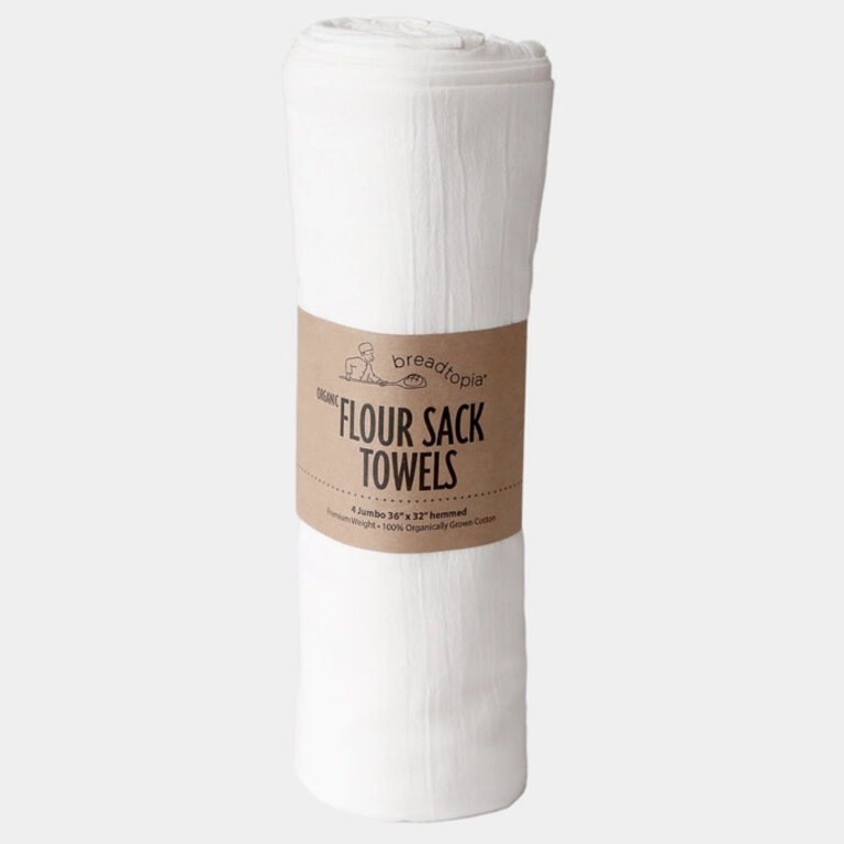 Breadtopia Jumbo Flour Sack Towels Set Of 4