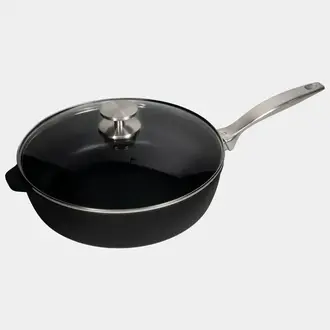 Swiss Diamond CXD Induction Saute Pan 11in/4.3qt w/Lid Swiss Diamond CXD Induction Saute Pan 11in/4.3qt w/Lid