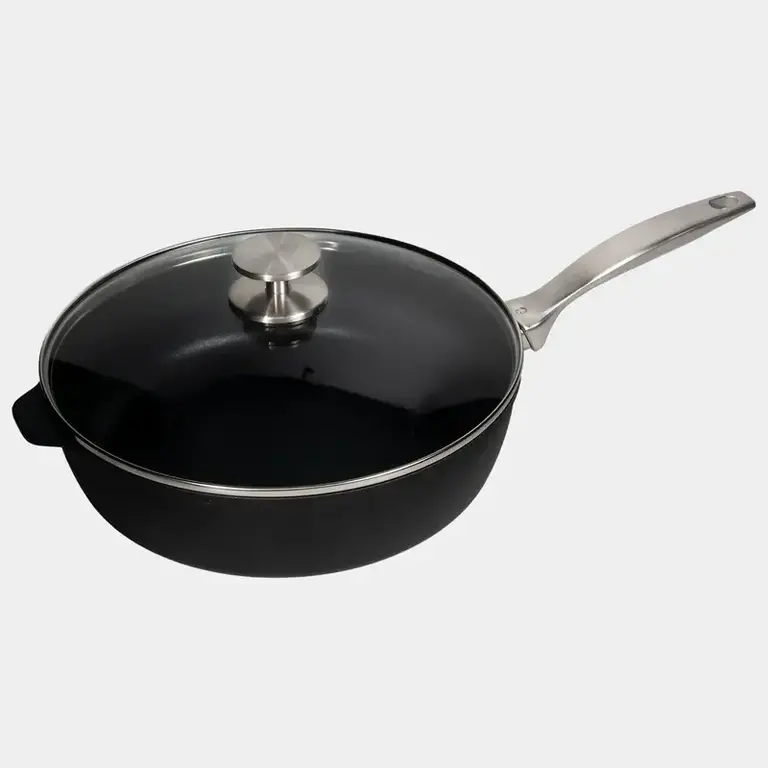 Swiss Diamond CXD Induction Saute Pan 11in/4.3qt w/Lid
