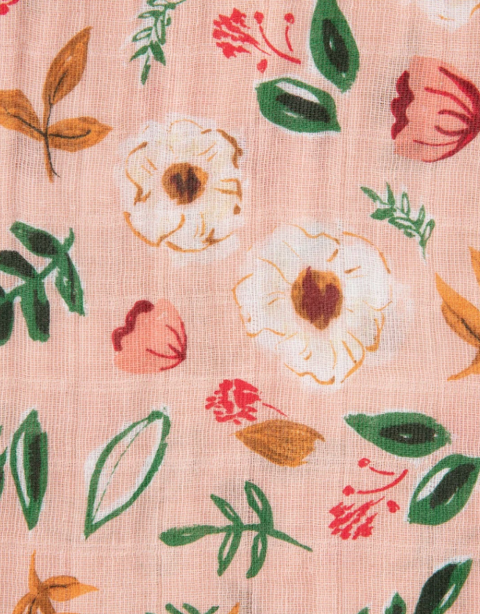 vintage floral swaddle