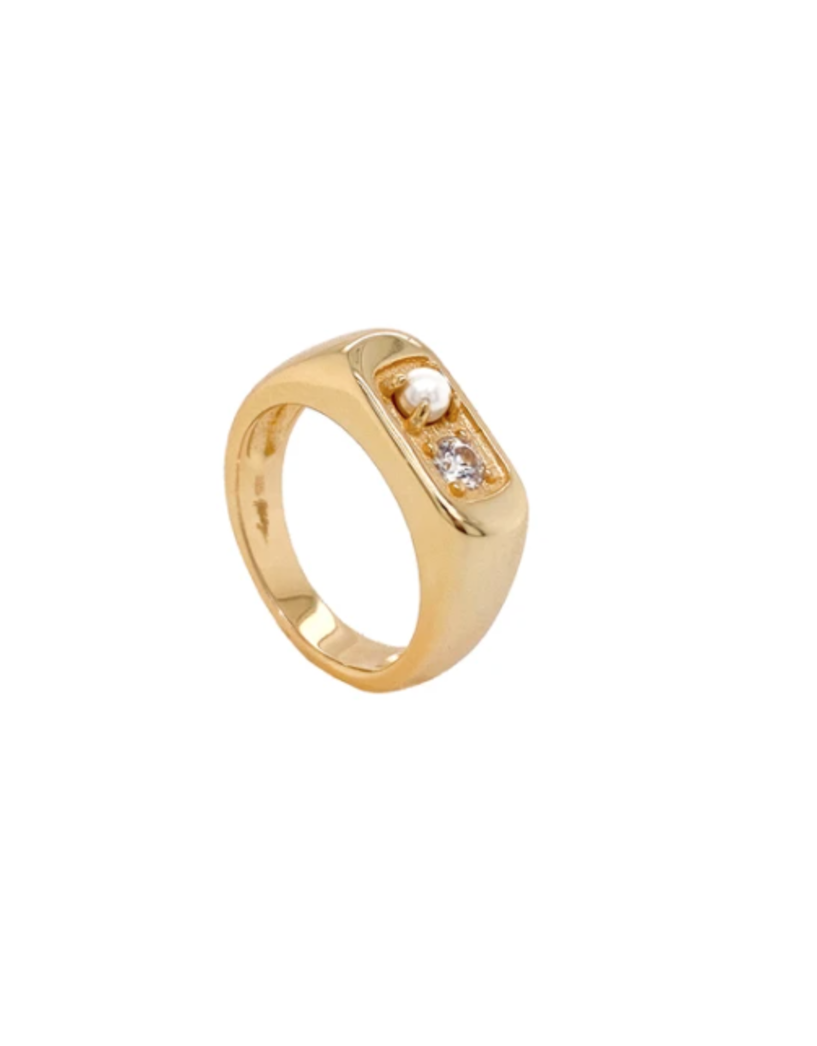 Marie Pinky Signet Ring
