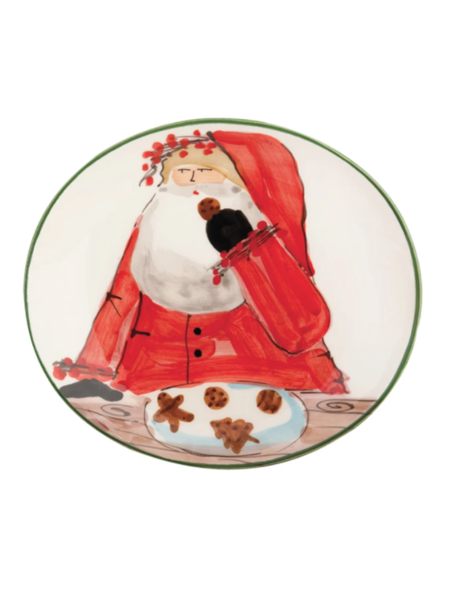 Old St. Nick Cookie Plate