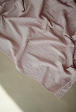 Rose Vanilla Muslin Swaddle Blanket Organic Cotton