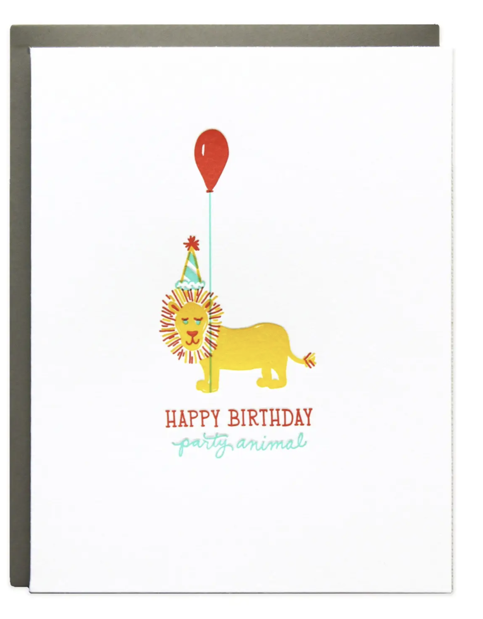 Happy Birthday Party Animal Greeting Card