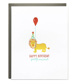 Happy Birthday Party Animal Greeting Card