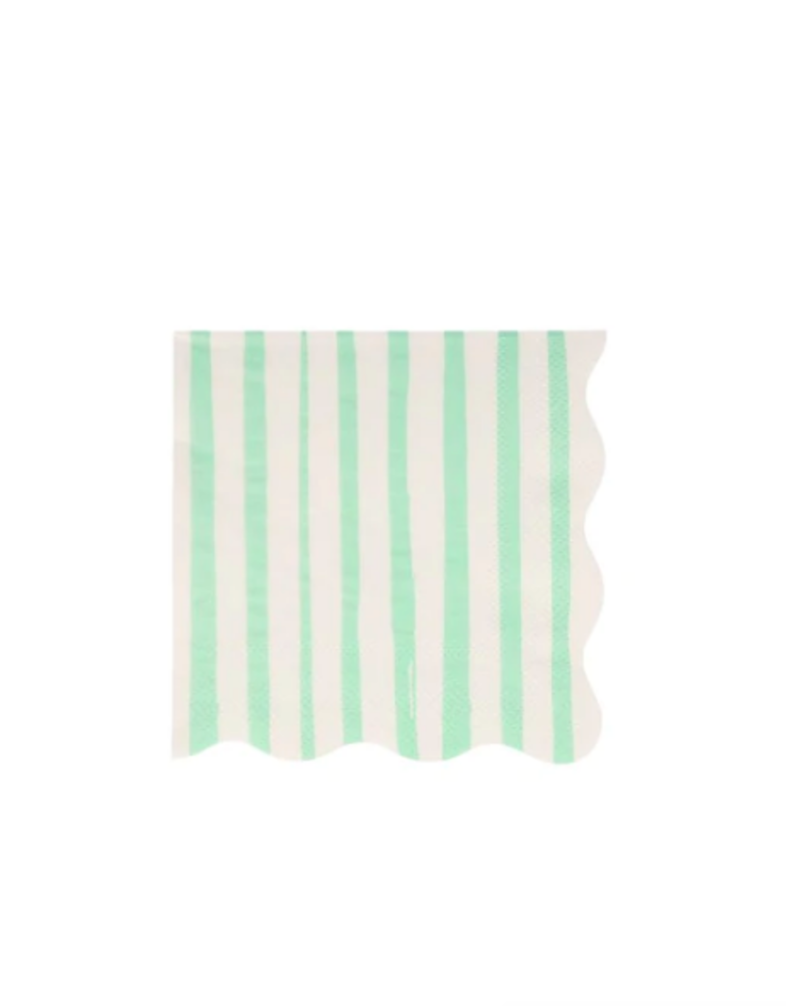 Mint Stripe Small Napkins