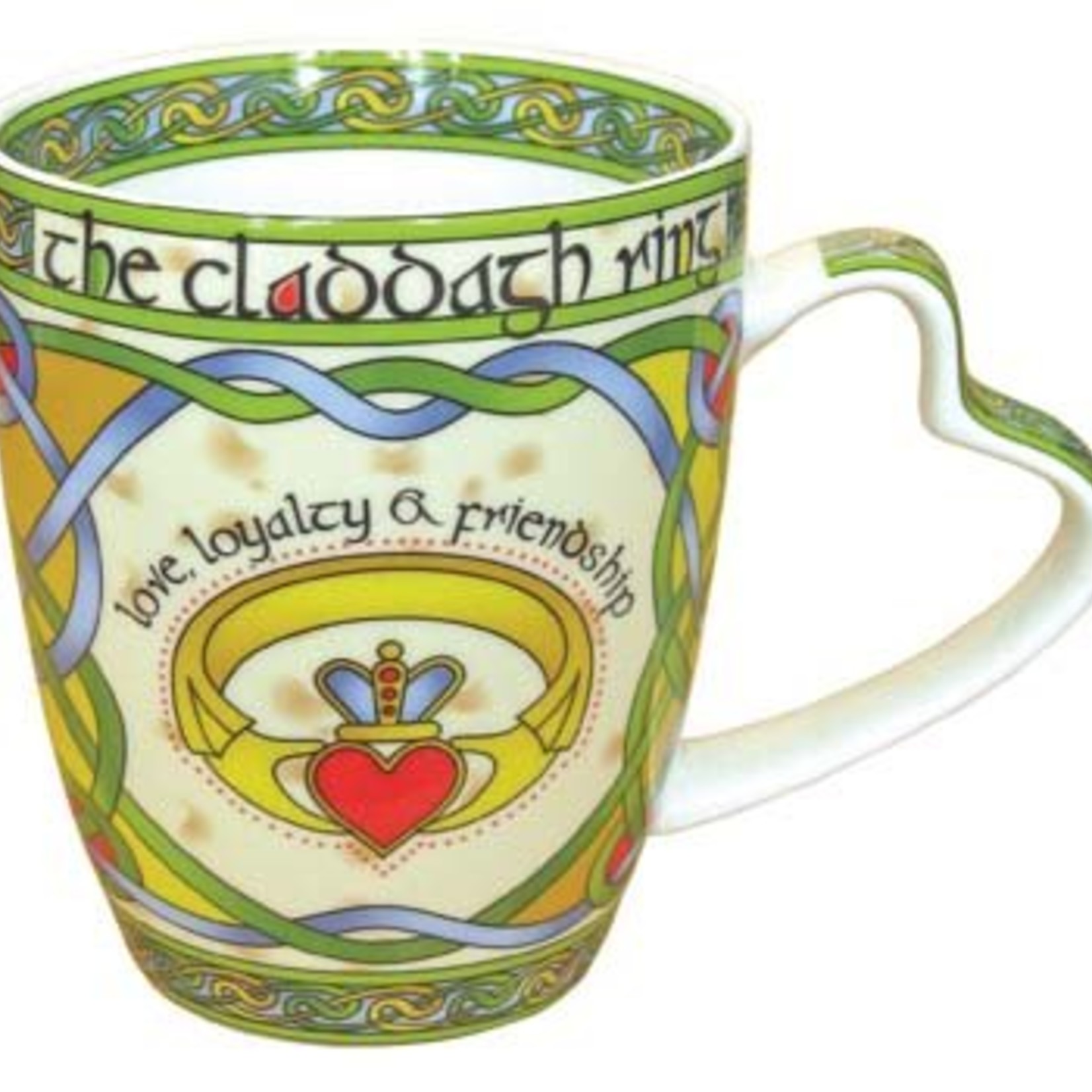 Royal Tara Claddagh Ring Mug: Irish Weave