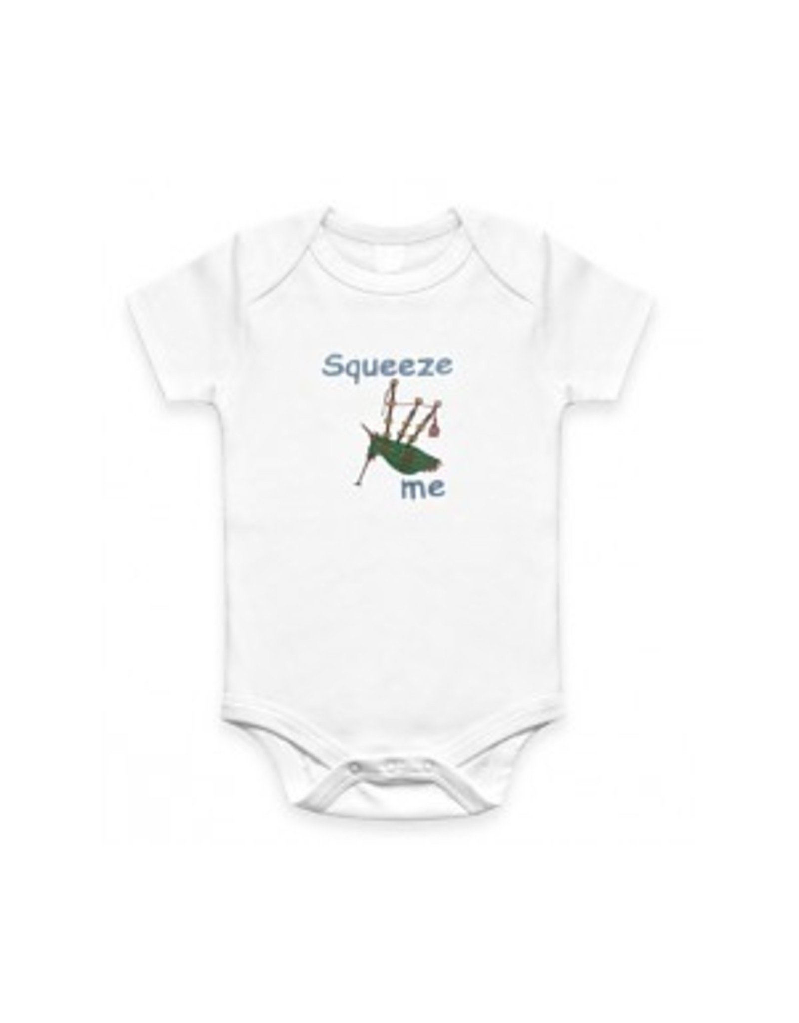 mint green baby onesie