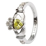 Shanore August Birthstone Claddagh Ring