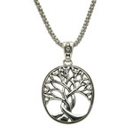 Keith Jack Silver Tree of Life Necklace
