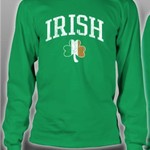 Coastal Tees Irish + Tri-color Shamrock Long-sleeve