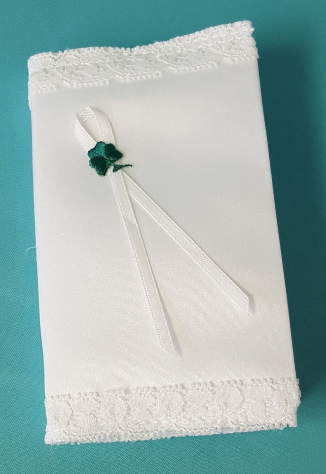 Simply Charming Keepsake Bible with Shamrock