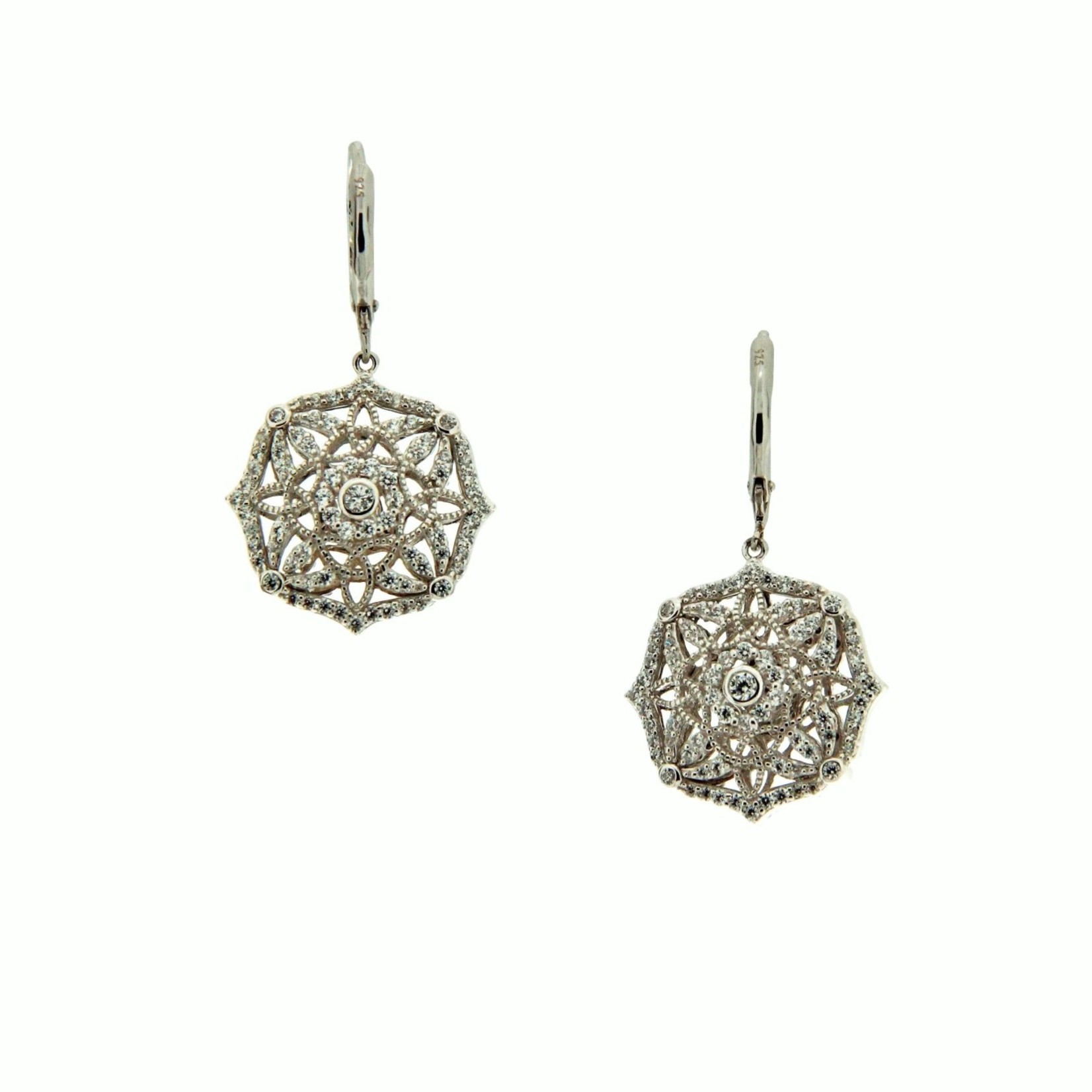 Keith Jack Night & Day Scalloped Earrings