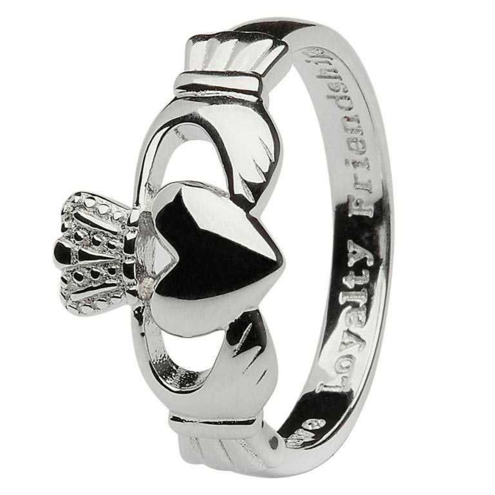 Shanore Sterling Silver Gents Claddagh Ring