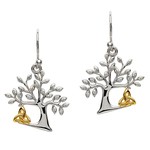 Shanore S/S Tree Of Life Trinity Earrings