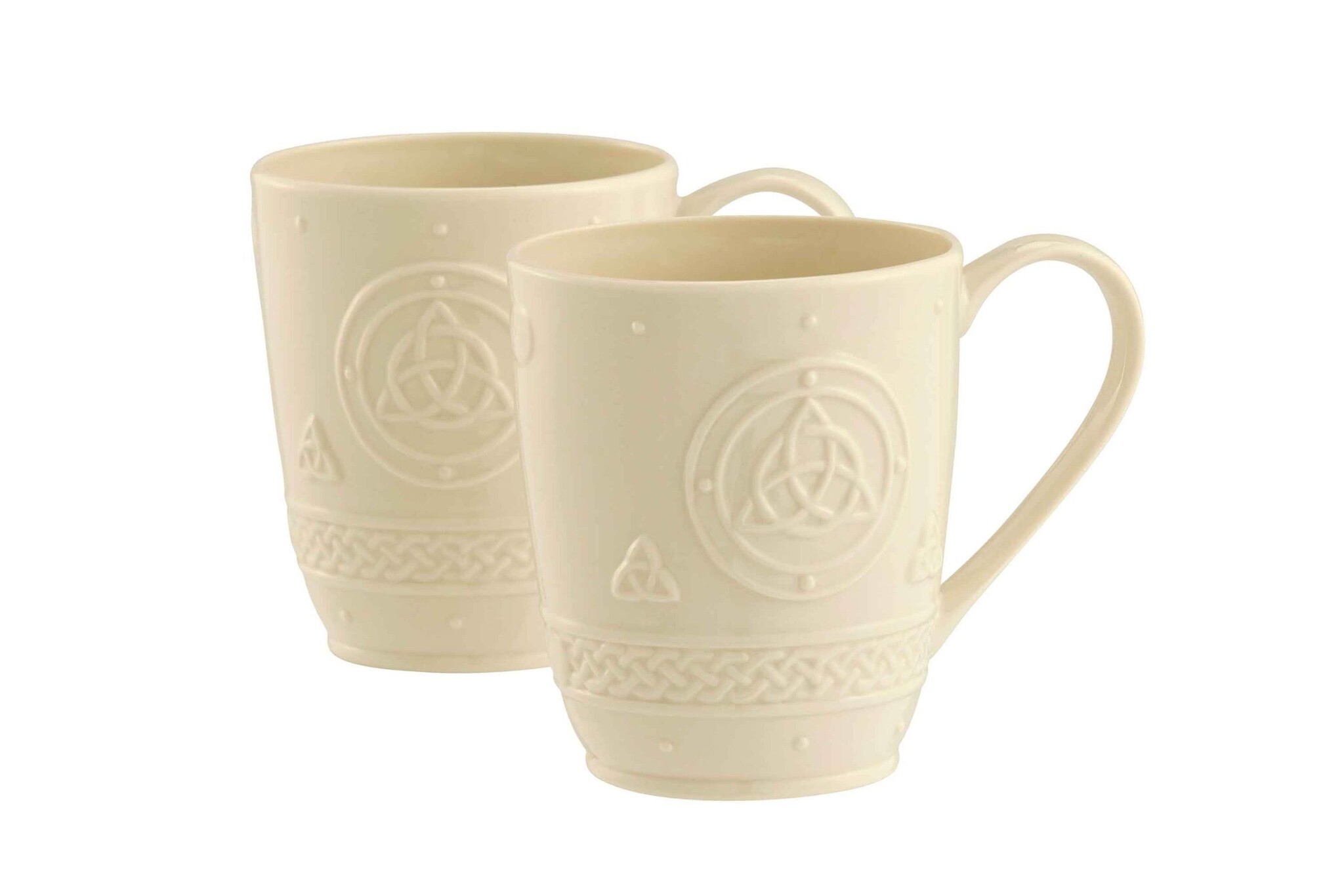 Belleek Belleek Trinity 10 oz Mugs Set of 2