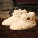 Aran Woollen Mills Children's Aran Slippers