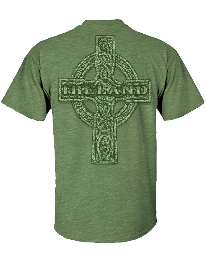 Celtic Cross Ireland T Shirt Celtic Aer Gift Shop   Coastal Tees Celtic Cross Ireland T Shirt 