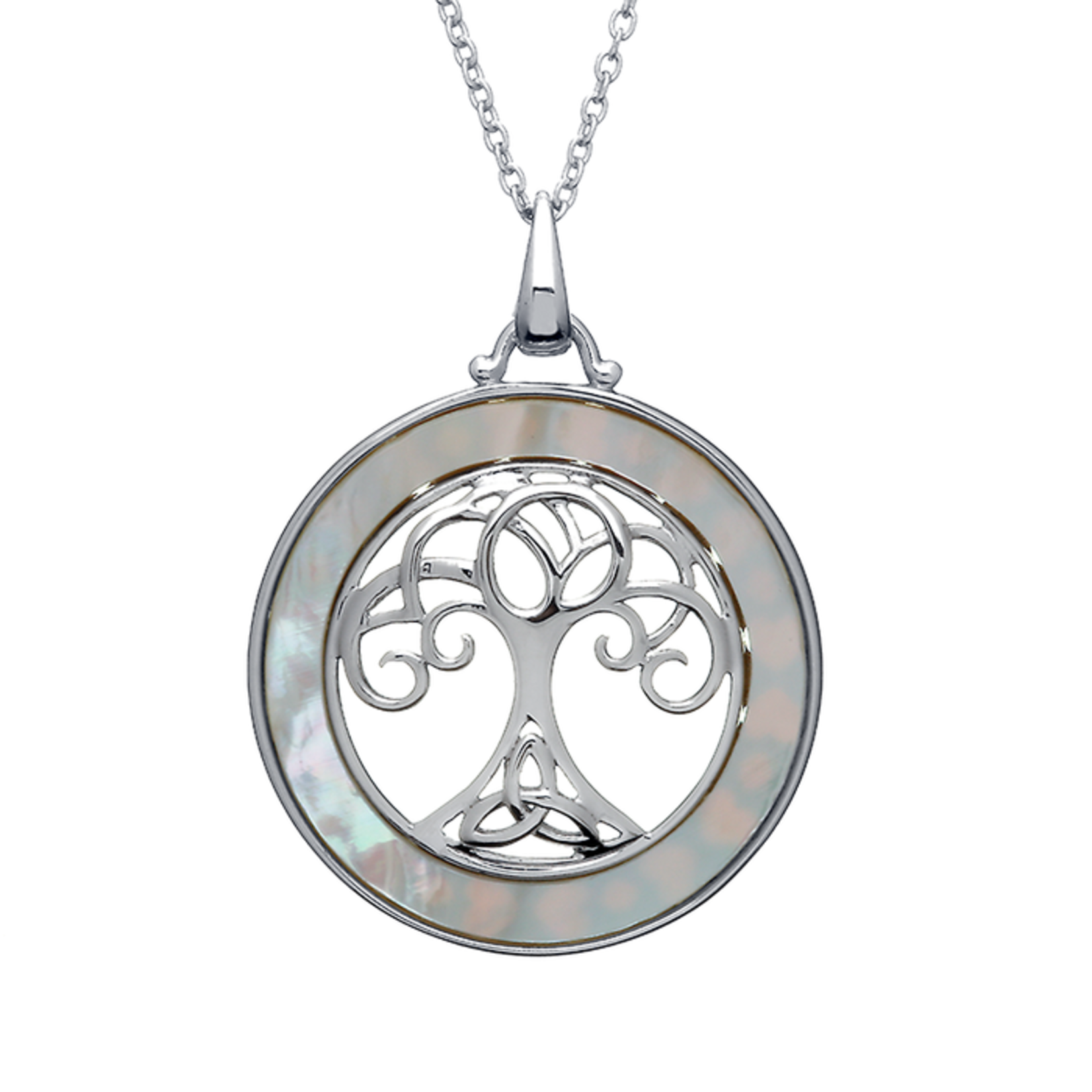 Anu Tree of Life + Mother of Pearl Necklace
