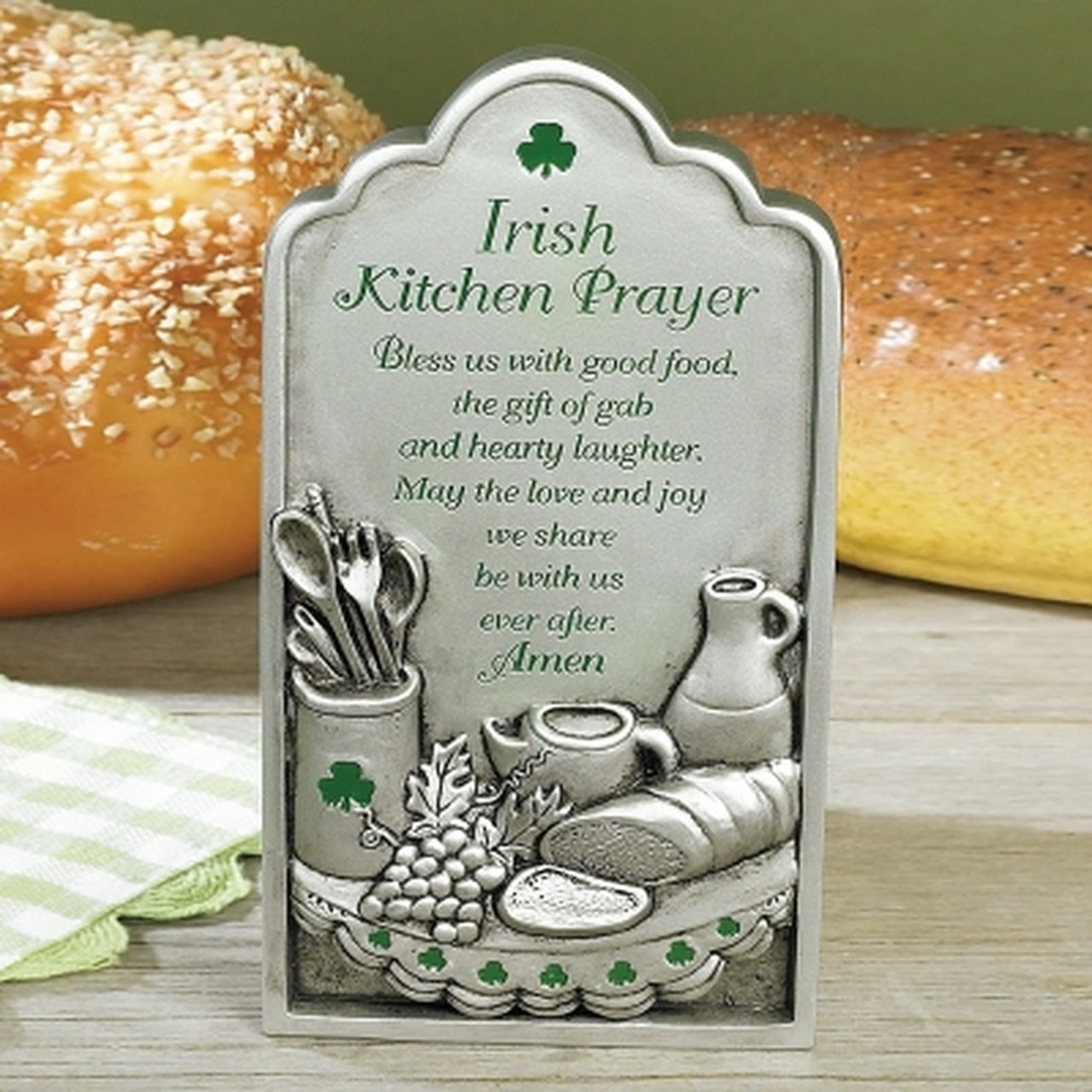 Cathedral Art Irish Kitchen Prayer Plaque