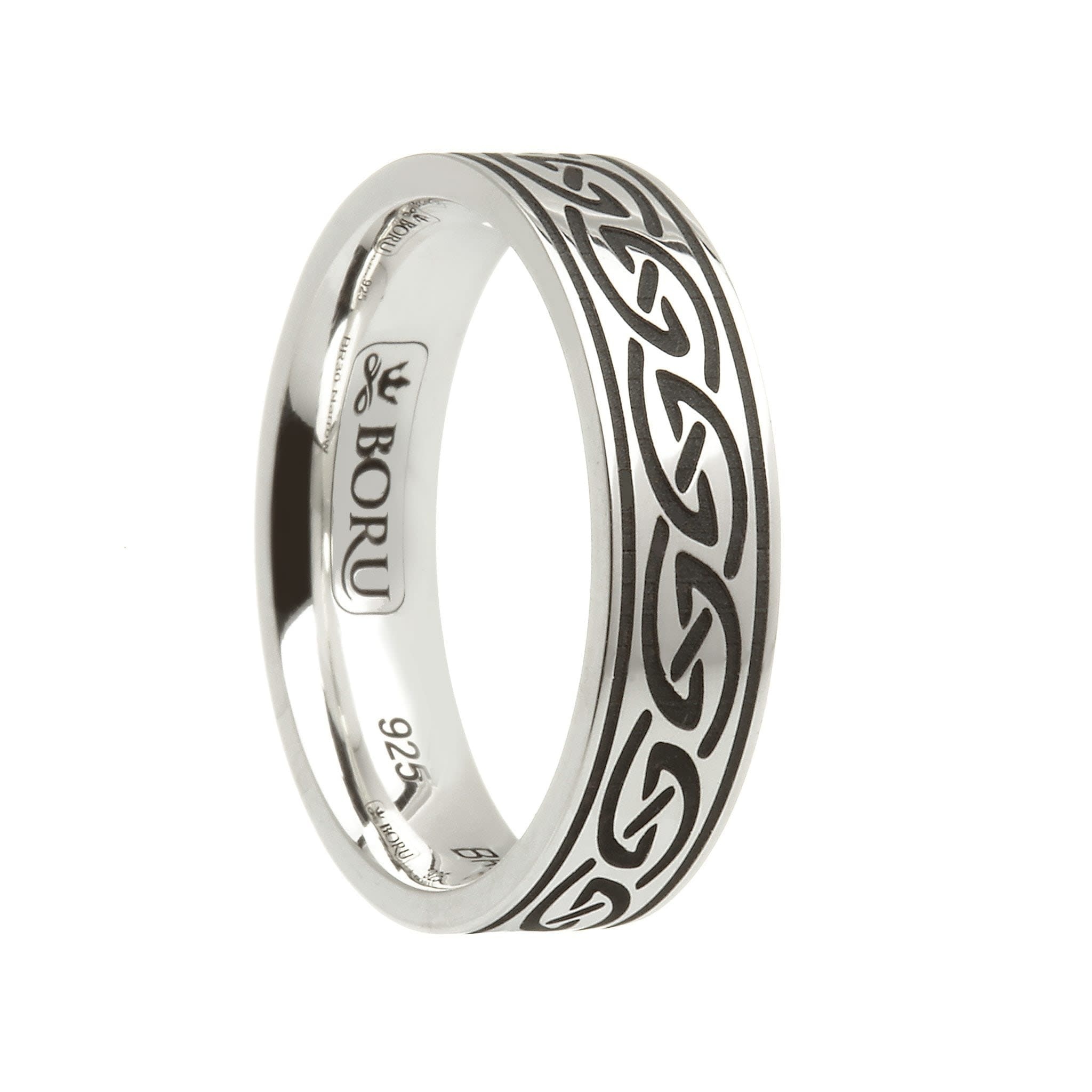 Boru Jewelry Celtic Waves Ring Narrow