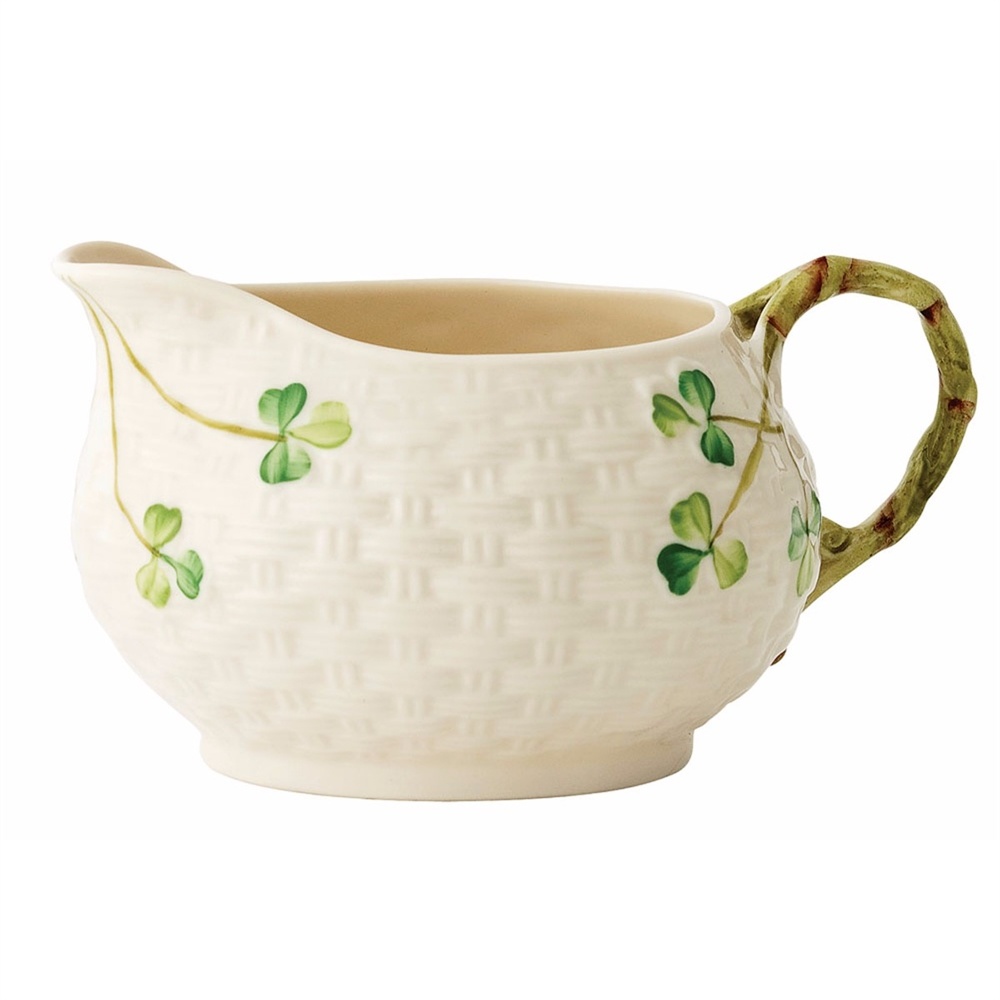 Belleek Classic Shamrock Cream Jug by Belleek