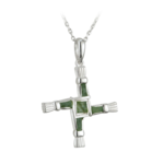 Solvar St. Brigid’s Cross with Connemara Marble