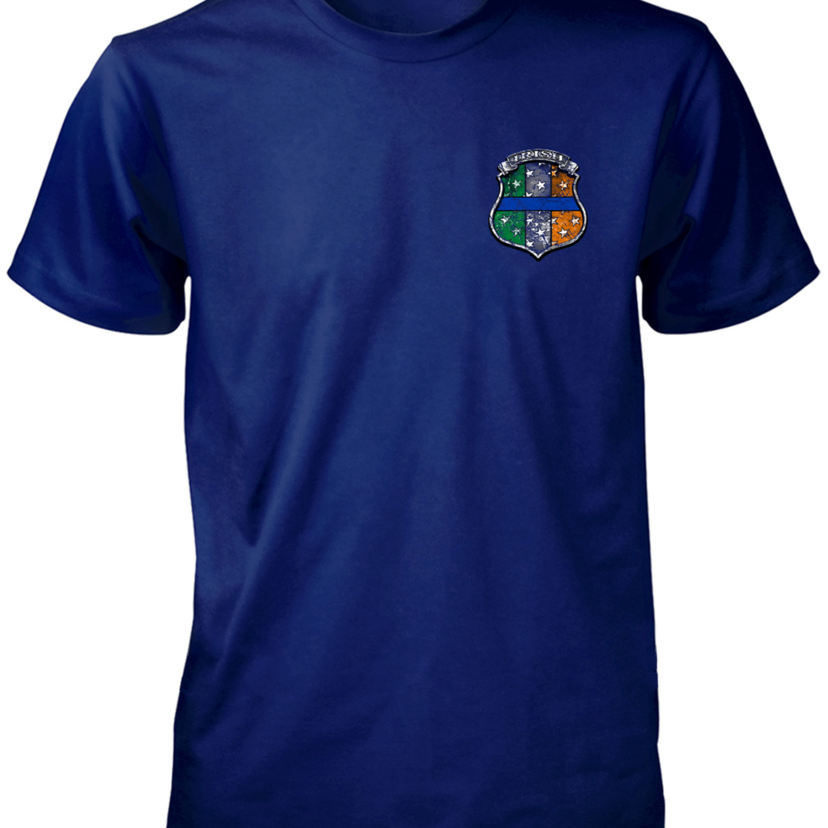 Coastal Tees Irish Police Navy T-Shirt