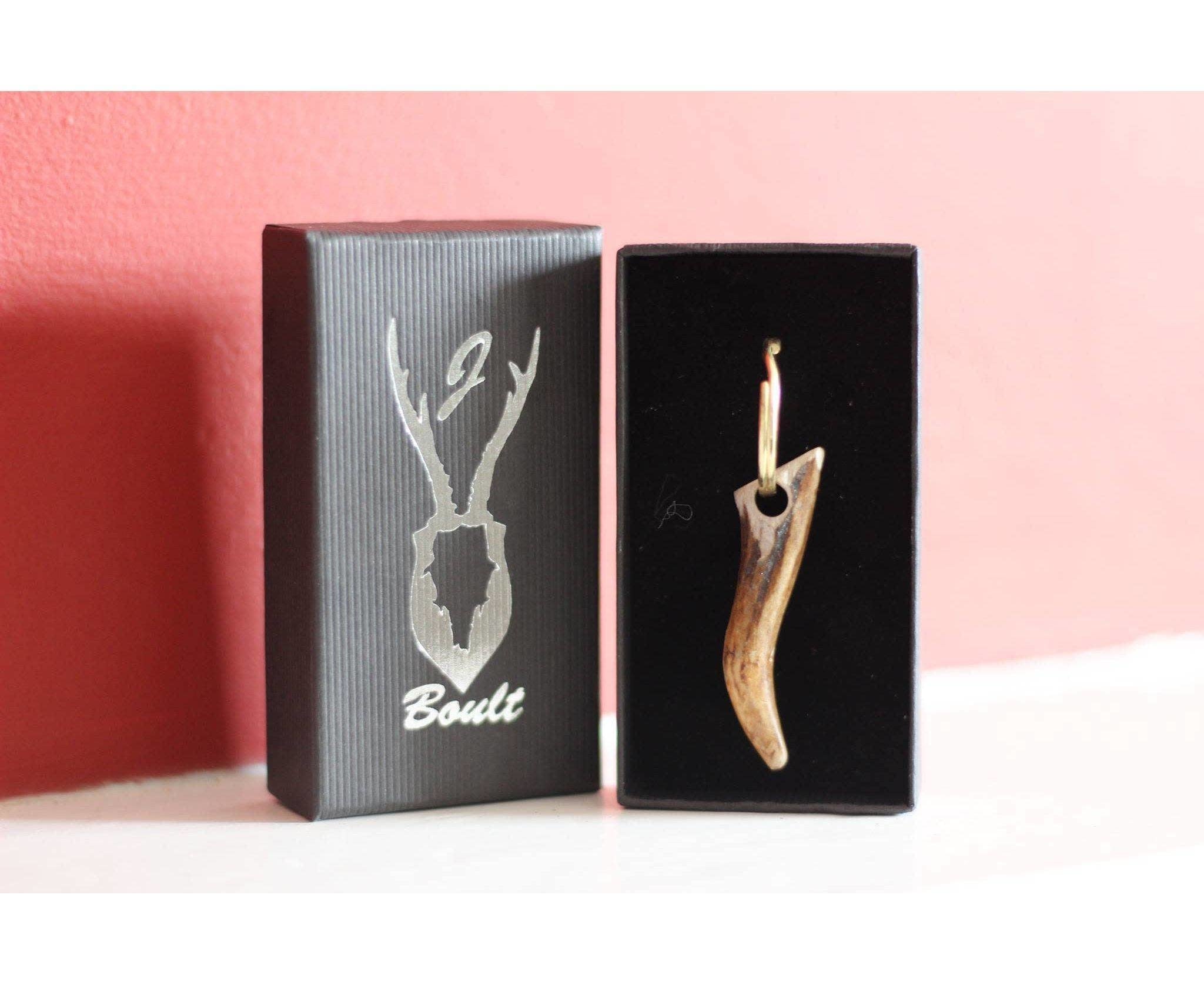 J Boult Antler Point Key Ring Red Deer