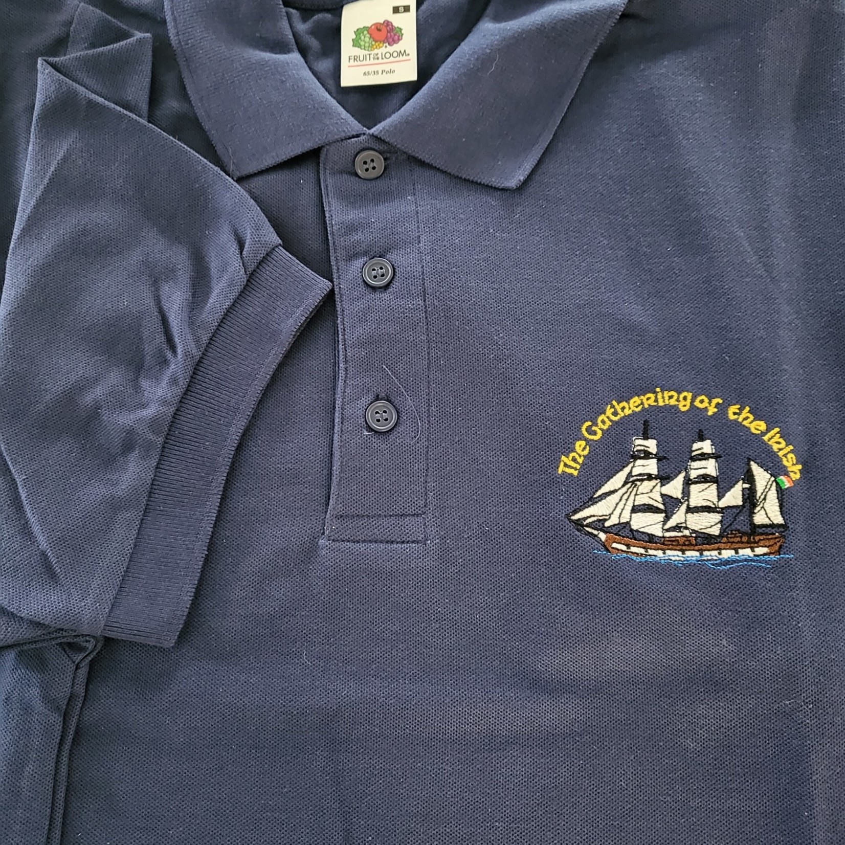 Gathering Irish Navy Polo Shirt