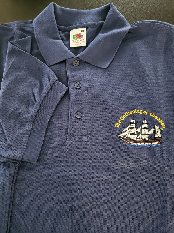 Gathering Irish Navy Polo Shirt