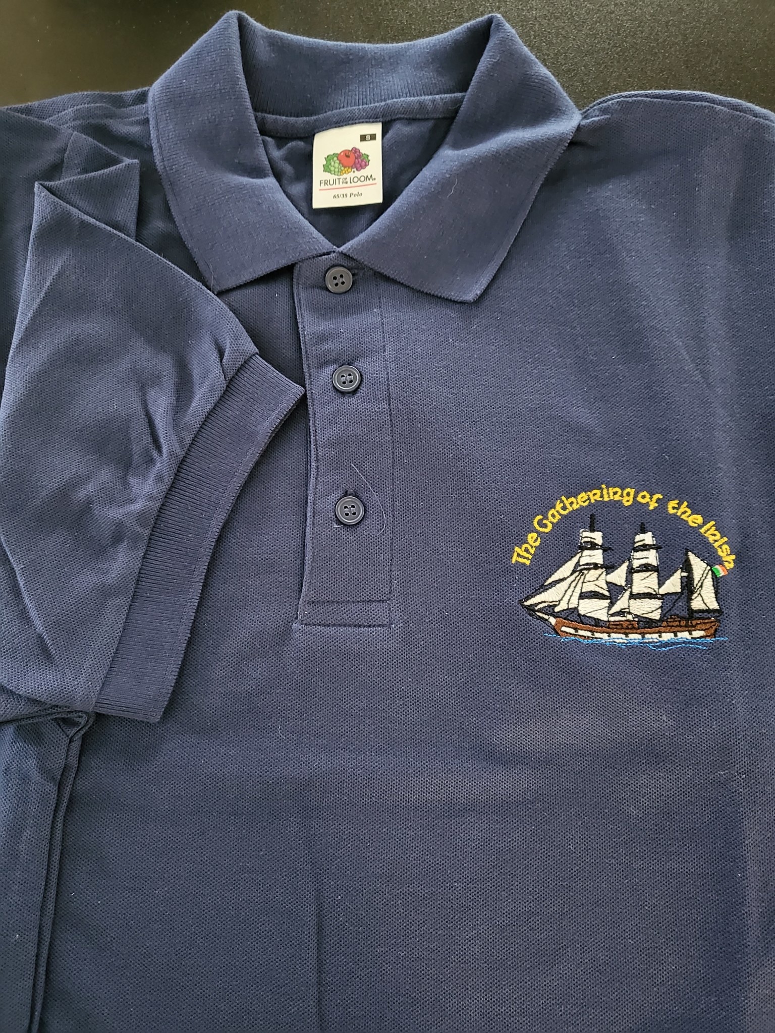 Gathering Irish Navy Polo Shirt