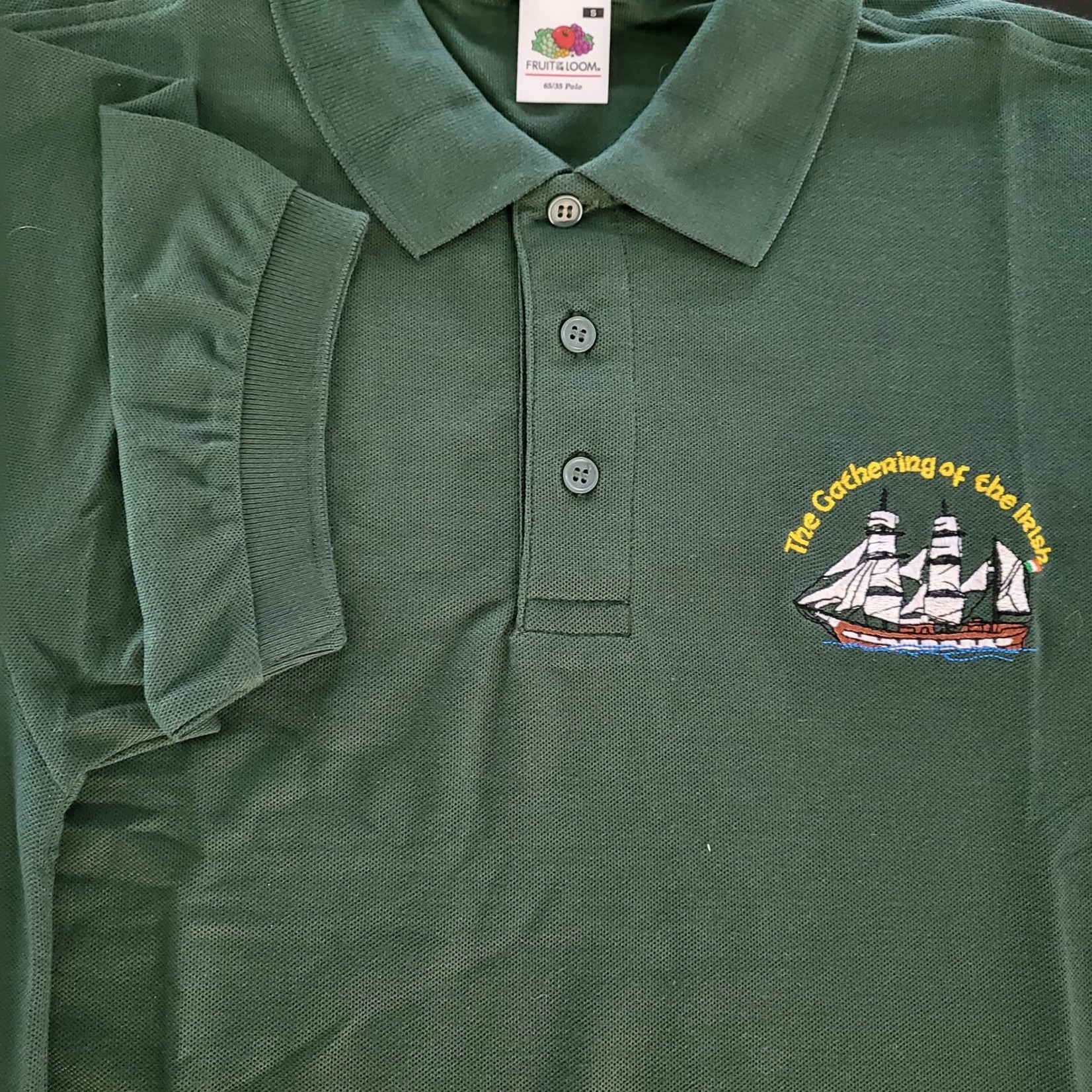 Gathering Irish Green Polo Shirt