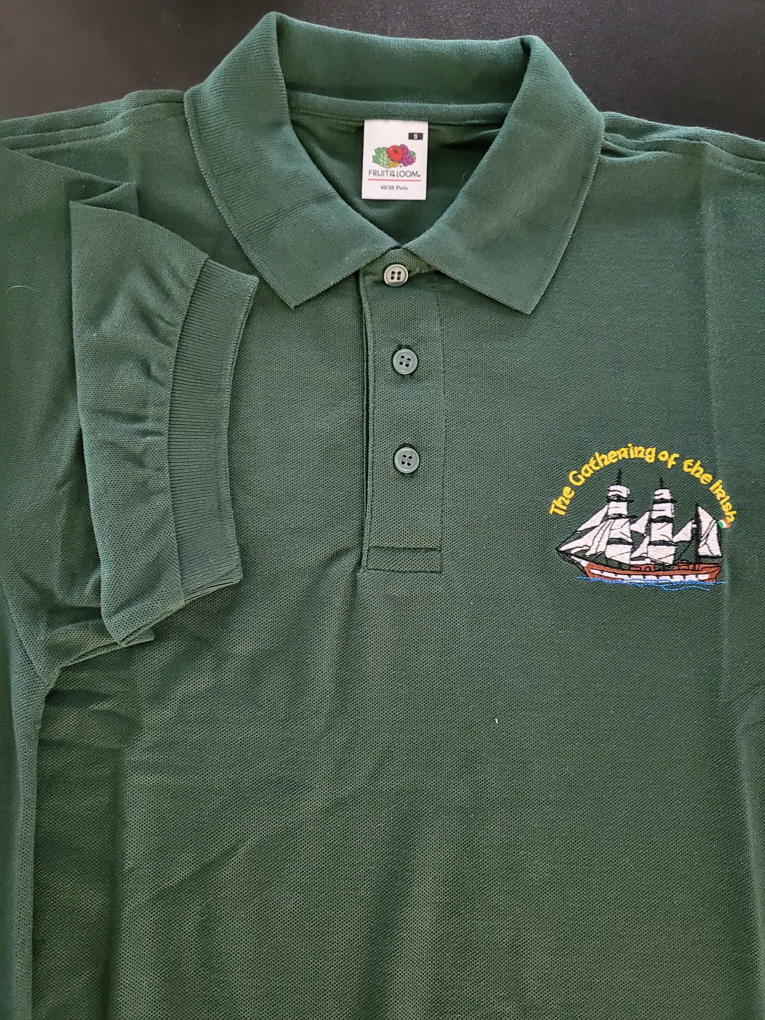 Gathering Irish Green Polo Shirt *Final Sale*