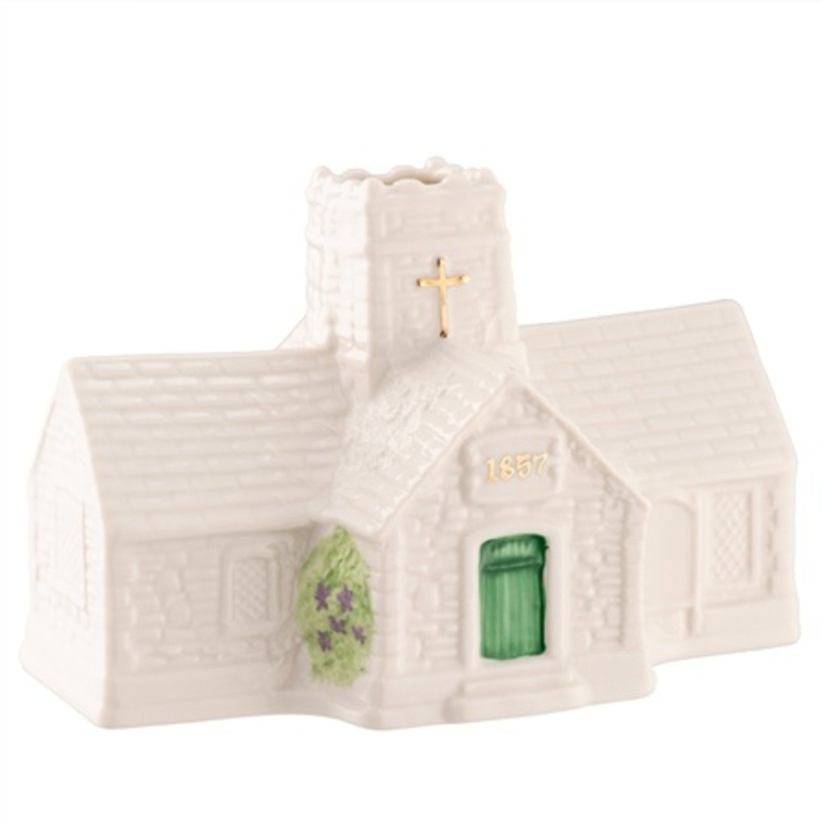 Belleek Church Votive Tealight Holder